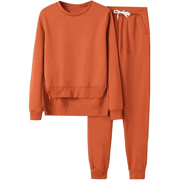 トップス PROFESSIONAL CREW SWEAT SET UP Amazon.com: Womens Sweatsuits 2 Piece Set Casual Crewneck Long